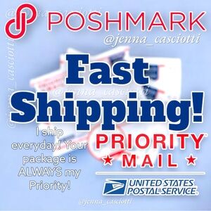 Shipping Everyday! Get your order quickly with USPS Priority Mail Delivery!